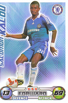 Salomon Kalou Chelsea 2008/09 Topps Match Attax #86